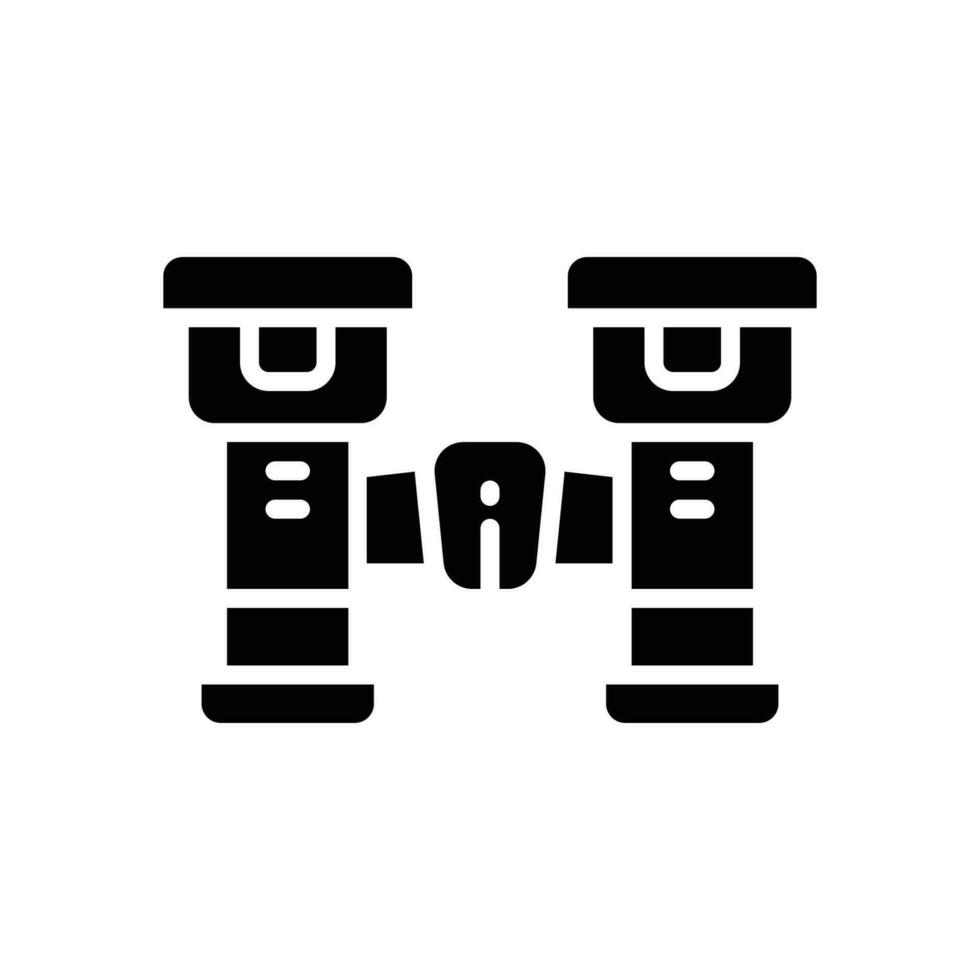 binocular icon. vector glyph icon for your website, mobile, presentation, and logo design.