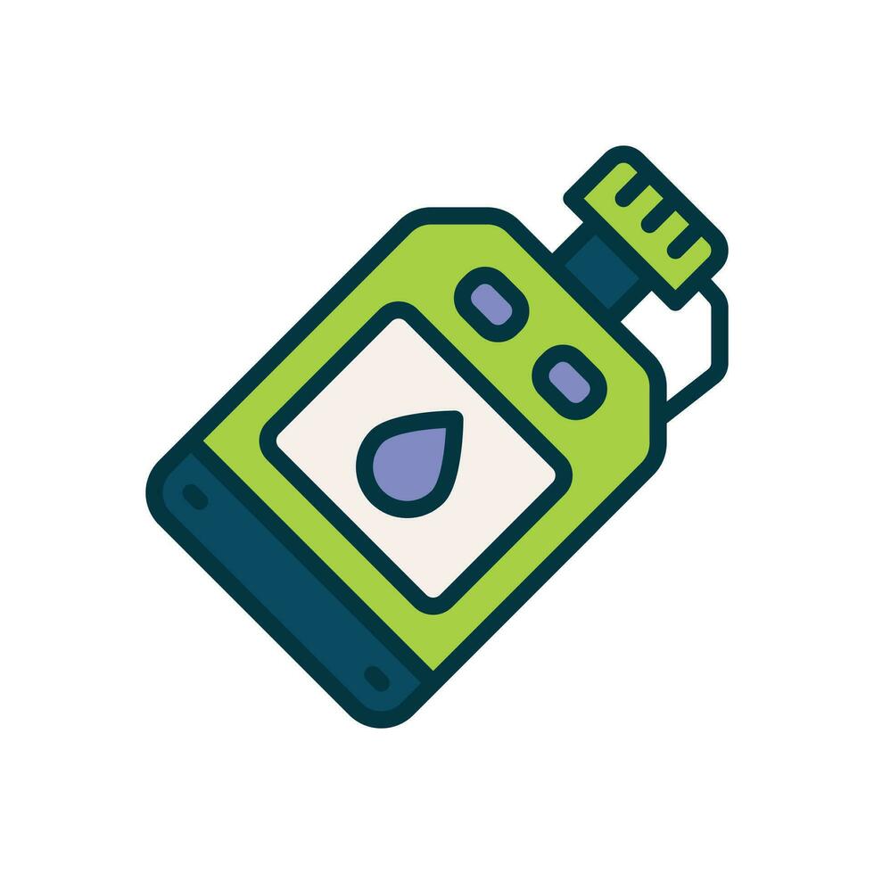 water canteen icon. vector filled color icon for your website, mobile, presentation, and logo design.