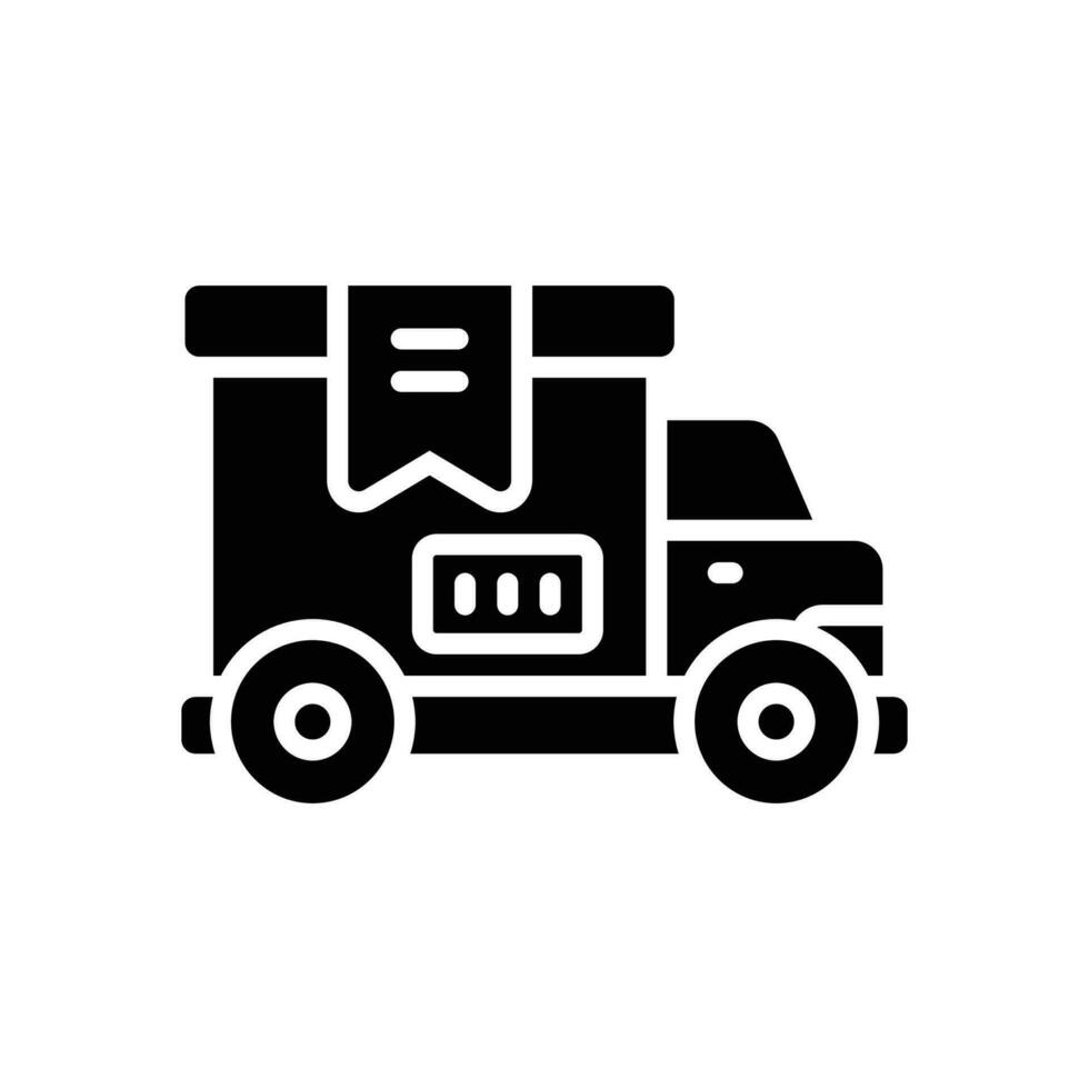 delivery truck icon. vector line icon for your website, mobile, presentation, and logo design.