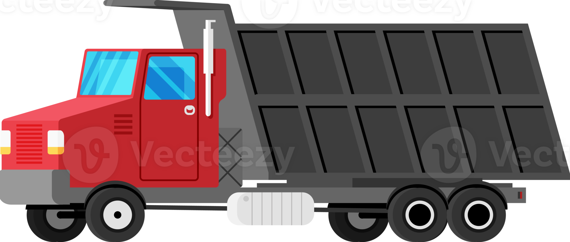 Tipper Truck. Lorry Side View. Dump Car png