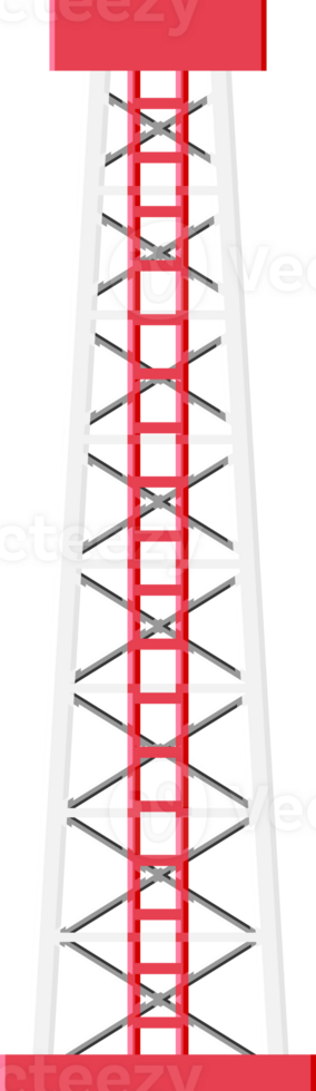 transmisión celular torre antena. png