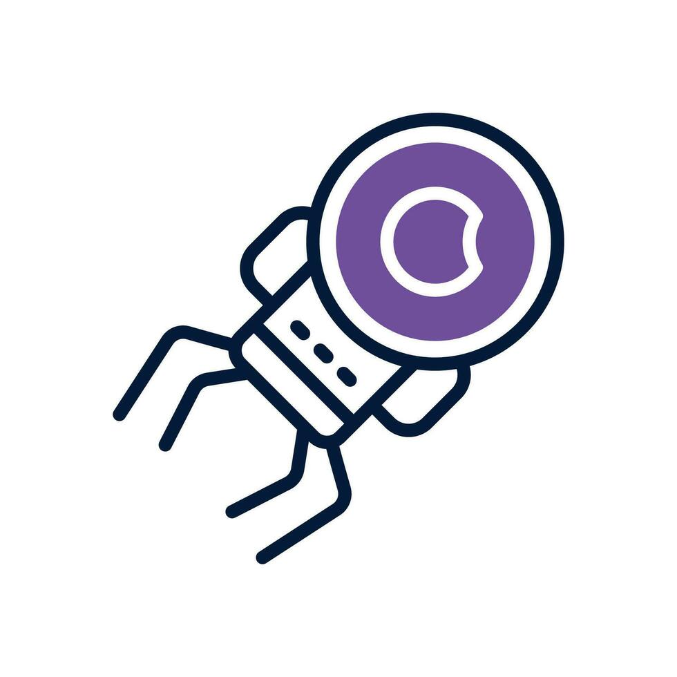 nano bot icon. vector dual tone icon for your website, mobile, presentation, and logo design.