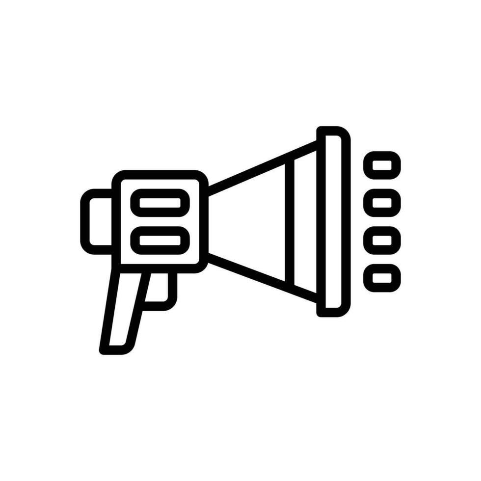 megaphone icon. vector line icon for your website, mobile, presentation, and logo design.