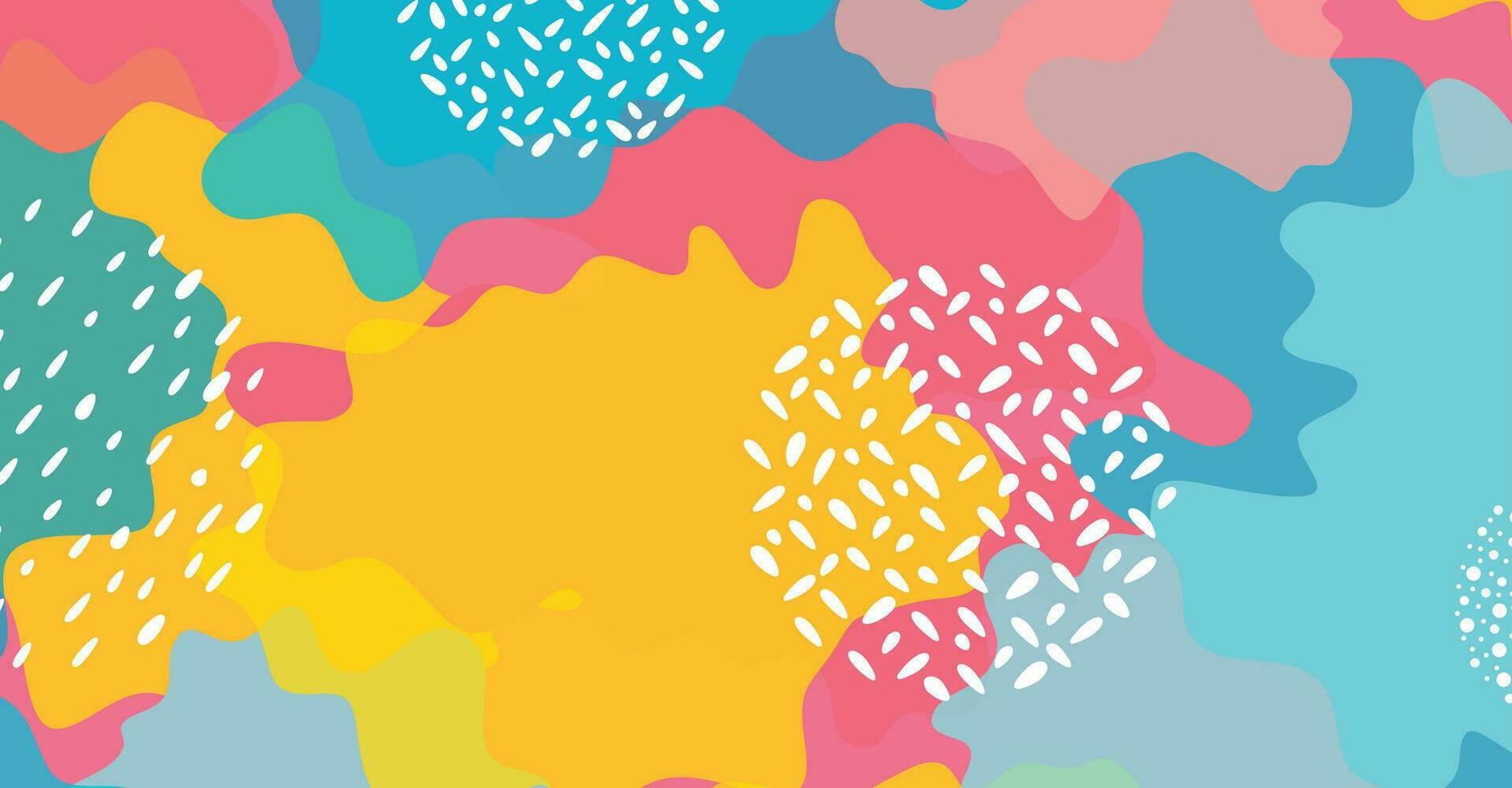 Abstract creative background with geometric shape and color vector