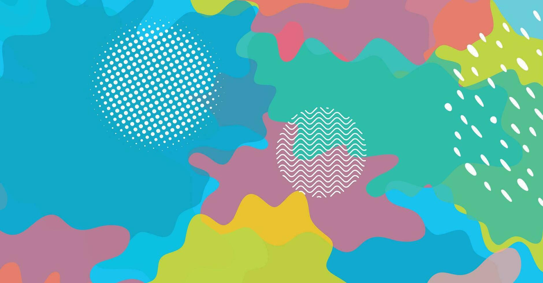 Abstract creative background with geometric shape and color vector