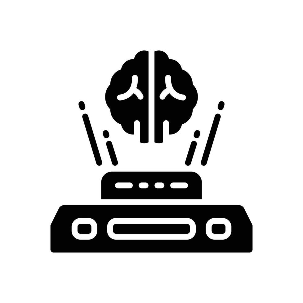 hologram icon. vector glyph icon for your website, mobile, presentation, and logo design.