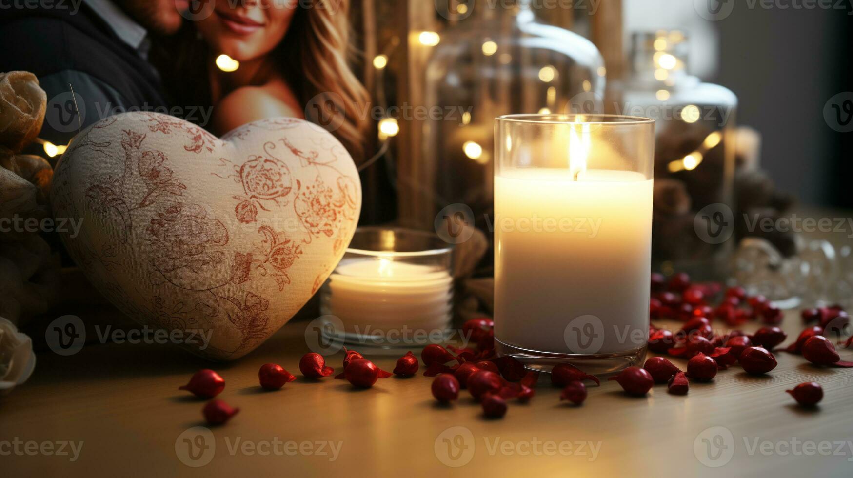 ai generado en forma de corazon caja con hermosa flores en oscuro antecedentes. espacio para texto. foto