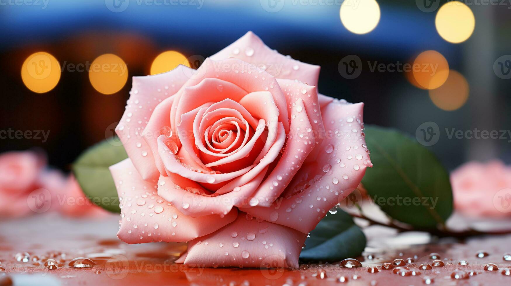 ai generado en forma de corazon caja con hermosa flores en oscuro antecedentes. espacio para texto. foto