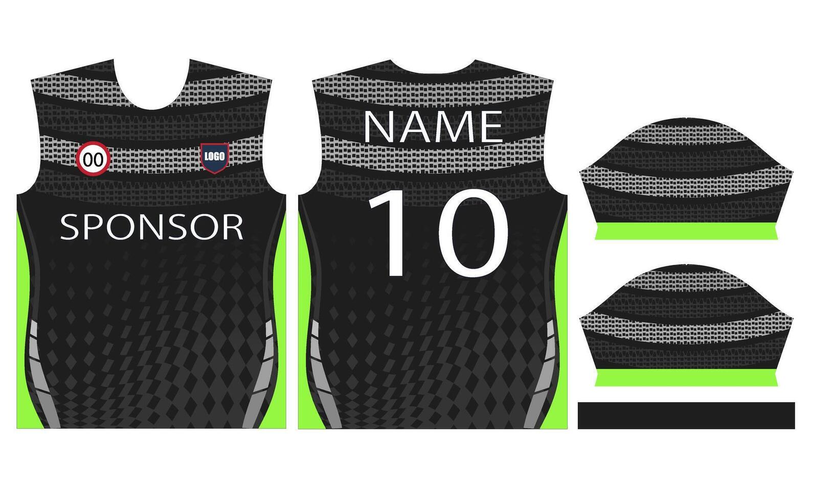 fútbol jersey diseño para sublimación o fútbol americano jersey diseño vector