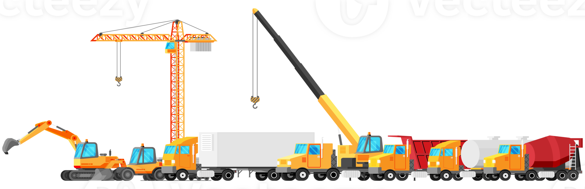 Building and Transportation Machines png