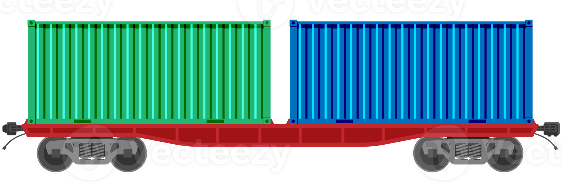 Freight container platform wagon. png
