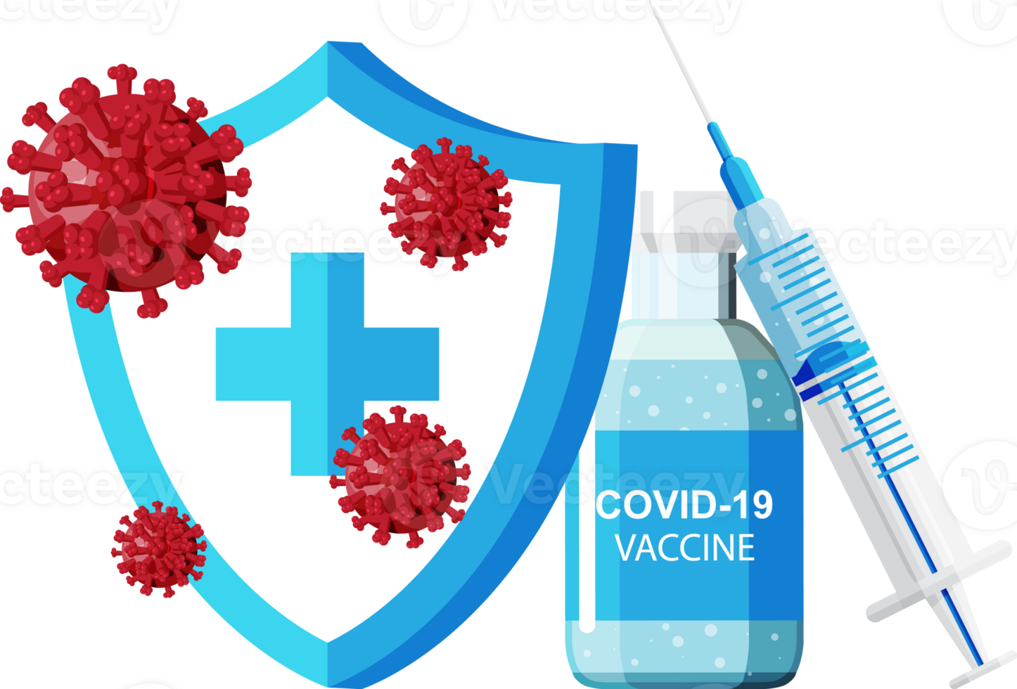 Vaccination against coronavirus. Time to vaccinate png