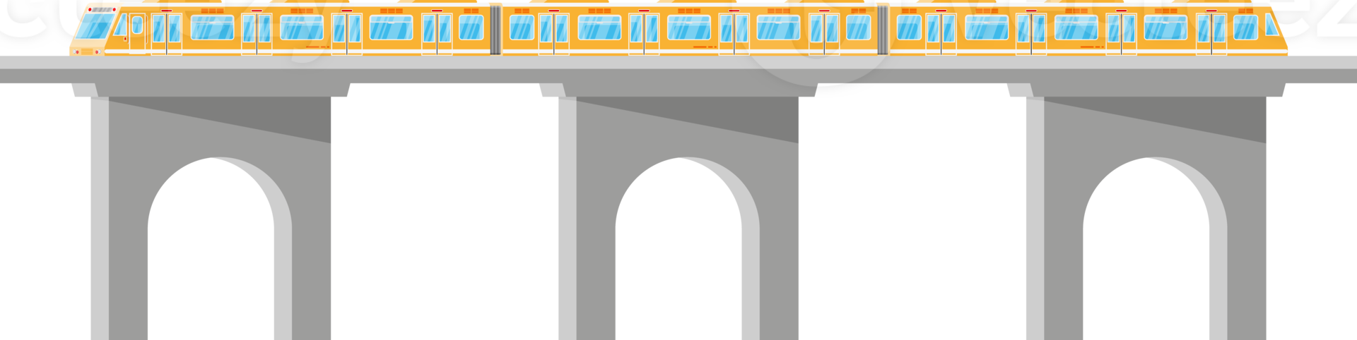 súper simplificado tren. pasajero Rápido ferrocarril locomotora png