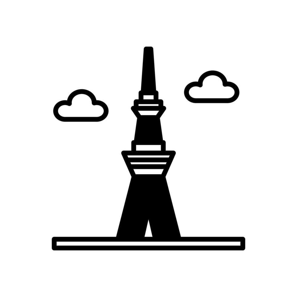 Tokyo Skytree icon in vector. Illustration vector