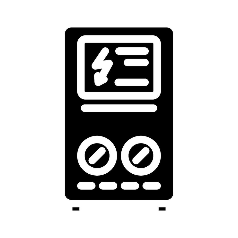 energy backup glyph icon vector illustration