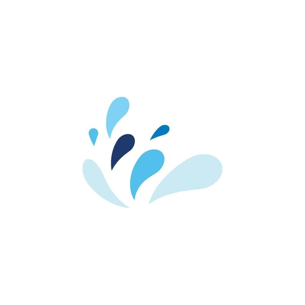 Water wave icon vector