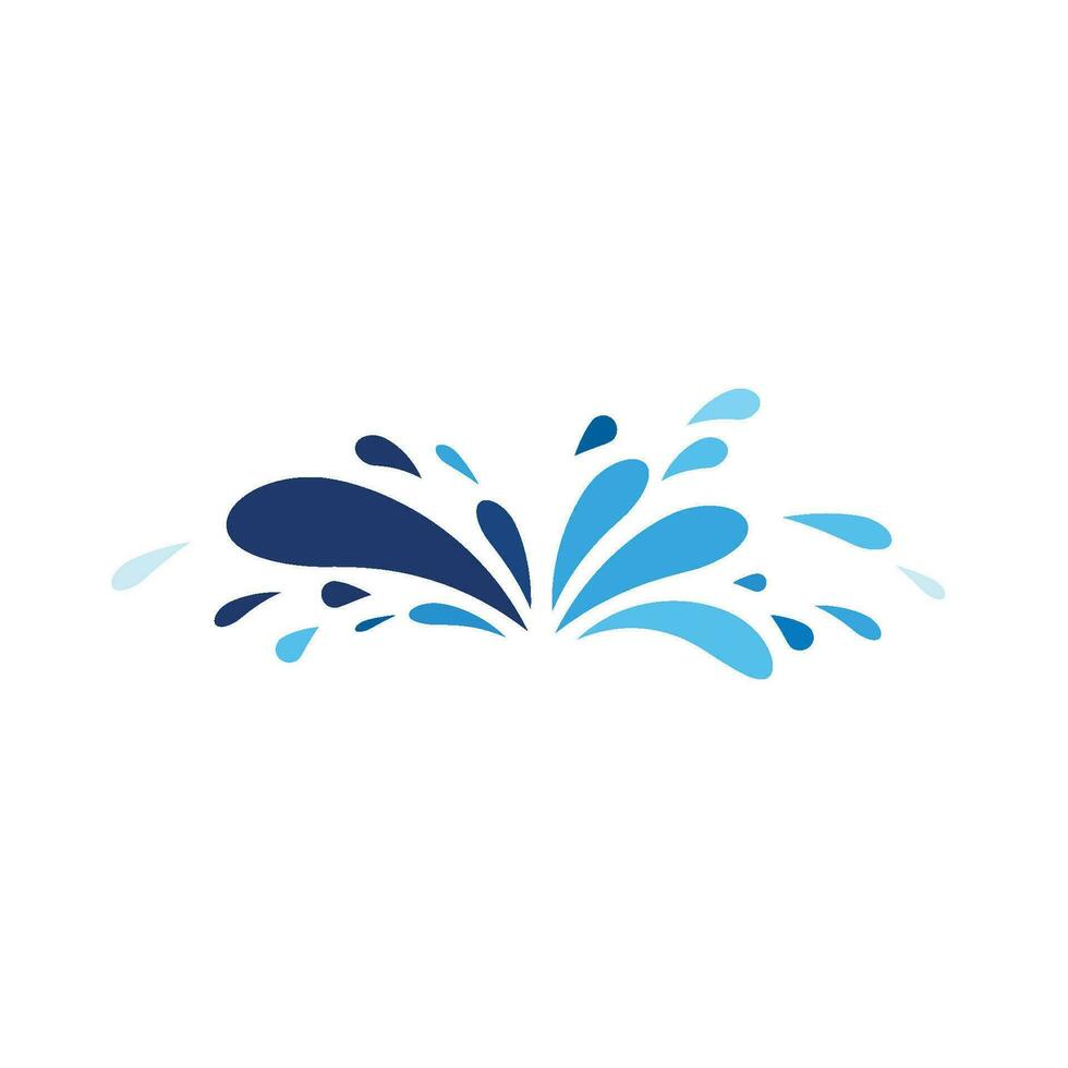 Water wave icon vector