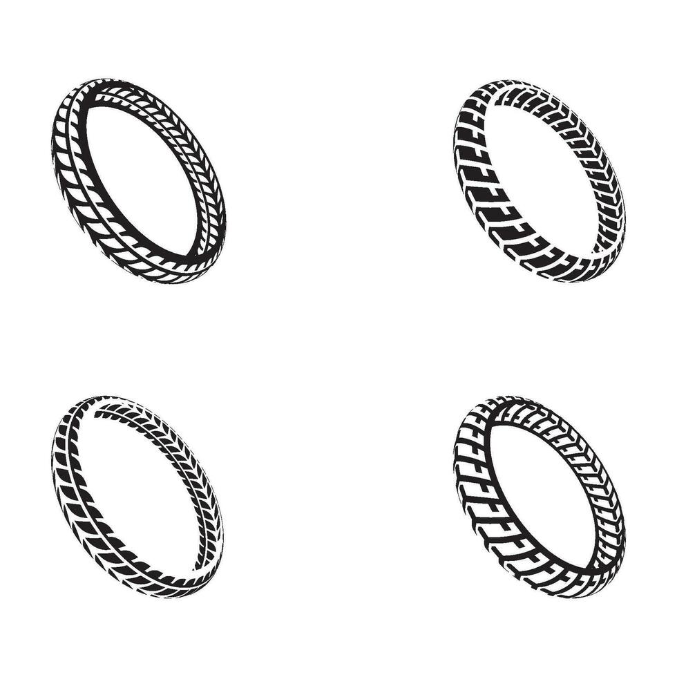Tire vector icon illustration