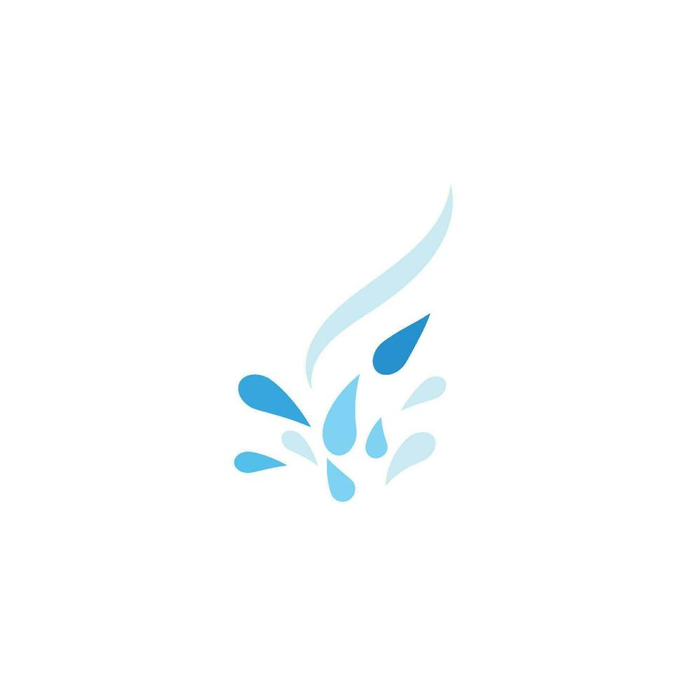 Water wave icon vector