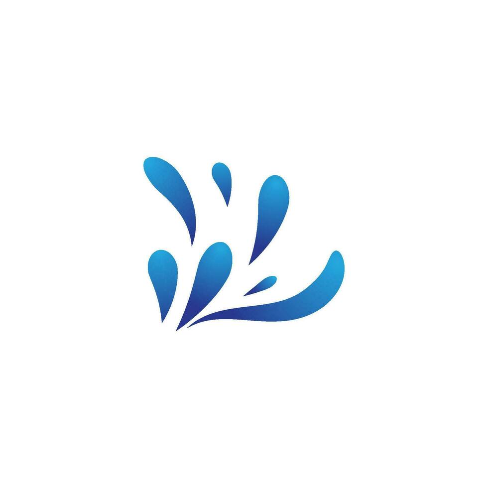 Water wave icon vector