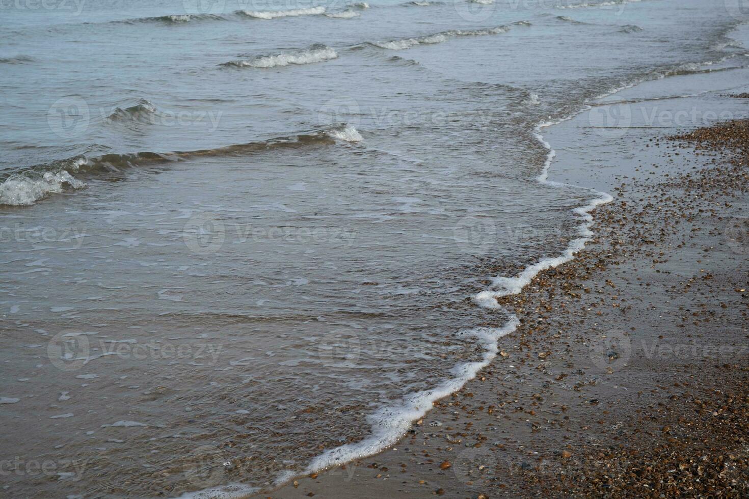 waves on the beach photo
