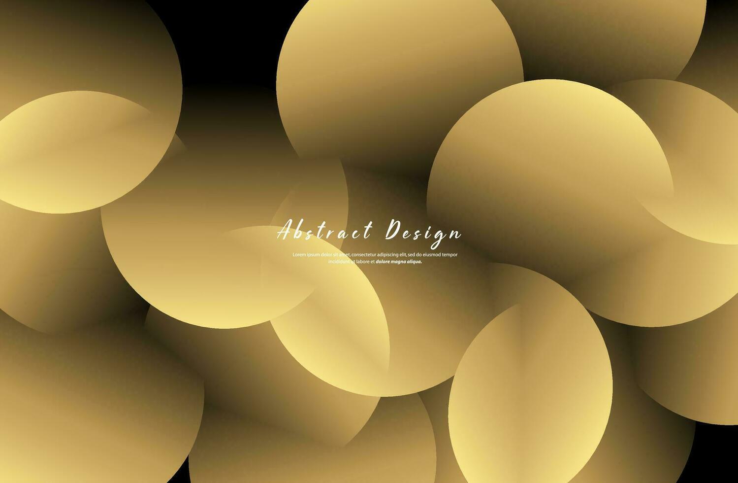 Abstract Golden Background bokeh effect Vector EPS 10 illustration. - Vector