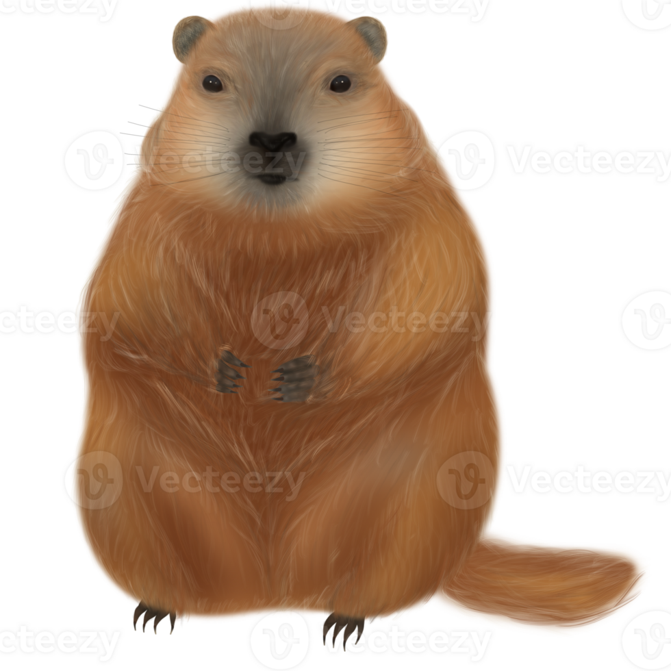 Groundhog Day, perfect for celebrating both winter and the impending arrival of spring. Ready to predict the seasons with charm, whether amidst the cold or as the leaves begin to flourish. png