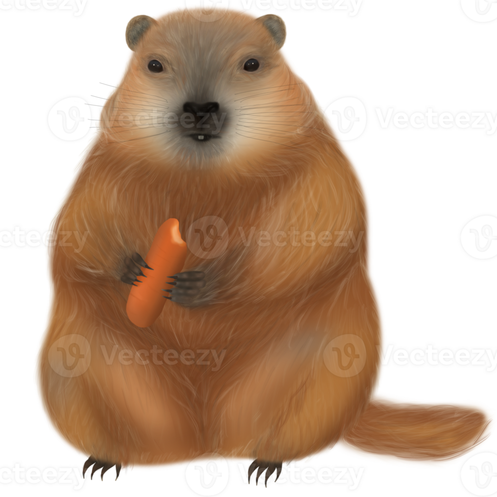 Groundhog Day, perfect for celebrating both winter and the impending arrival of spring. Ready to predict the seasons with charm, whether amidst the cold or as the leaves begin to flourish. png