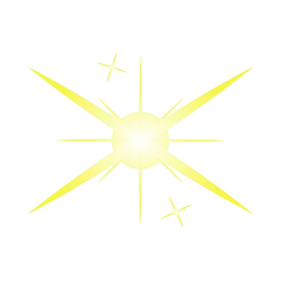 spot light yellow illustration vector