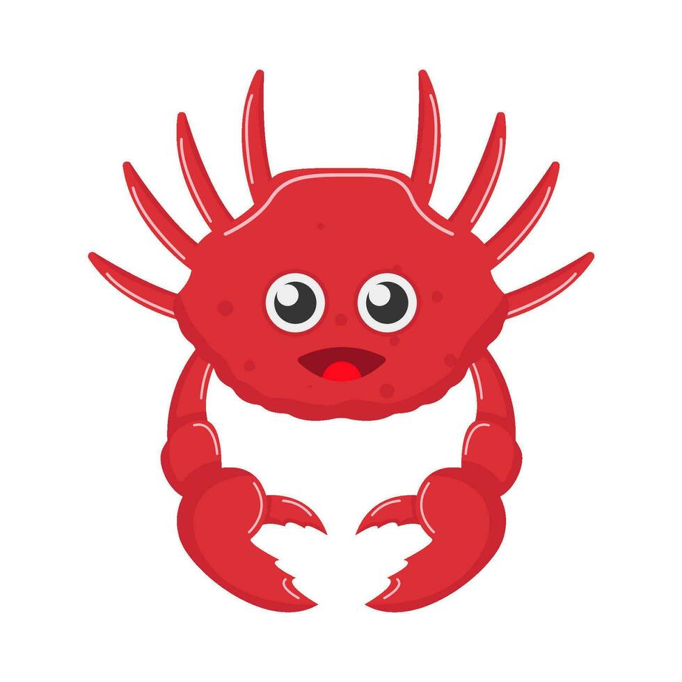 crab animal illustration vector