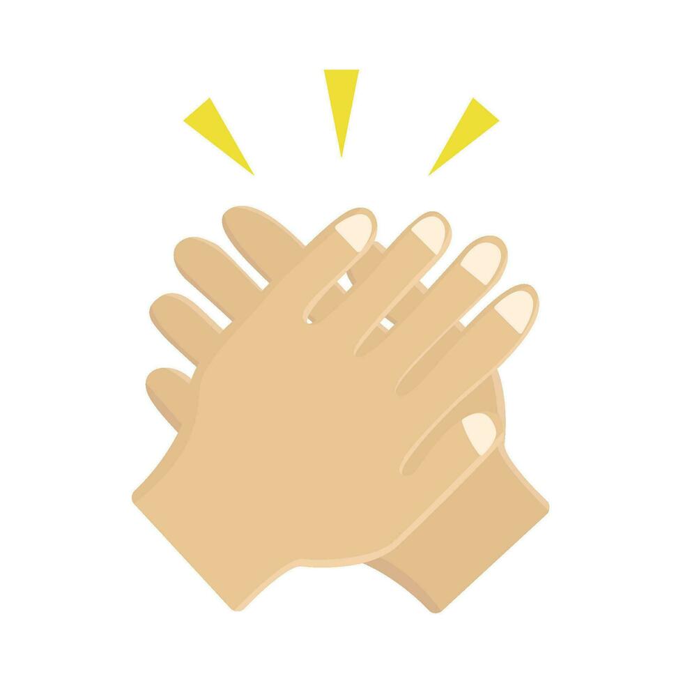 clap congratulation illustration vector