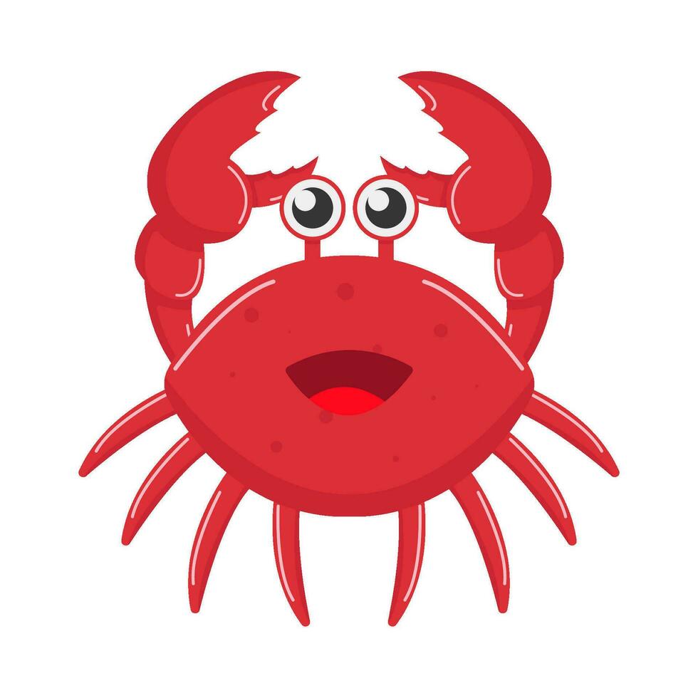 crab animal illustration vector