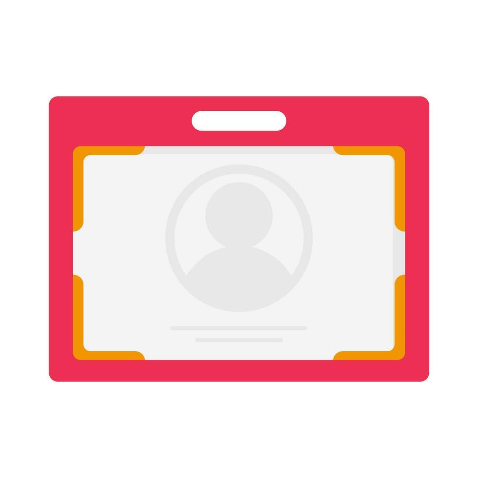 id card illustration vector