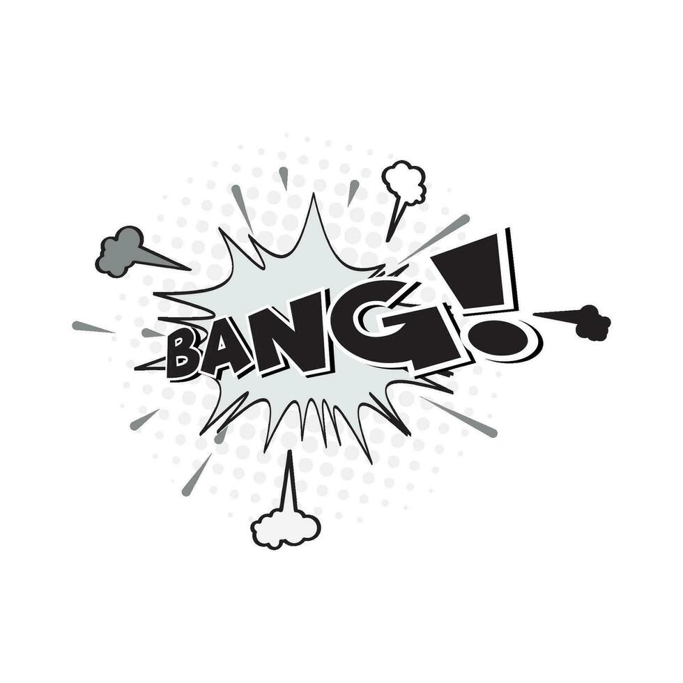 Comic Text, Pop Art style illustration vector
