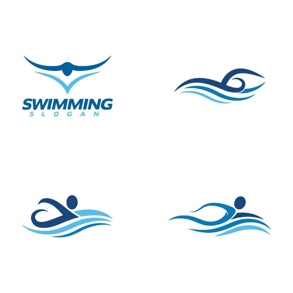 swimming Vector illustration Icon