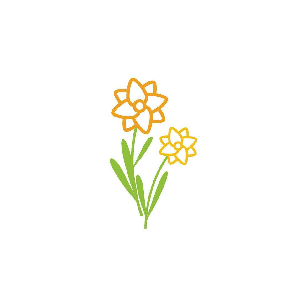 Beauty florist vector icon design