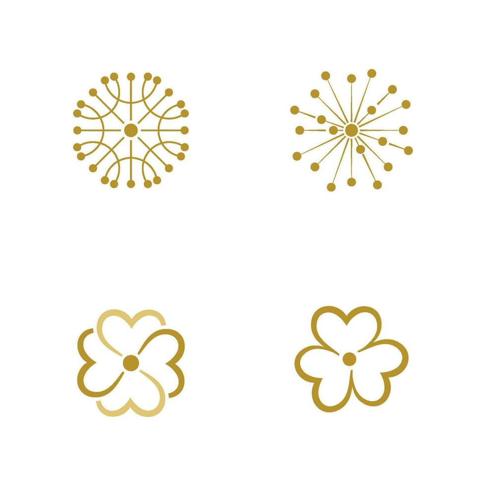 Beauty florist vector icon design