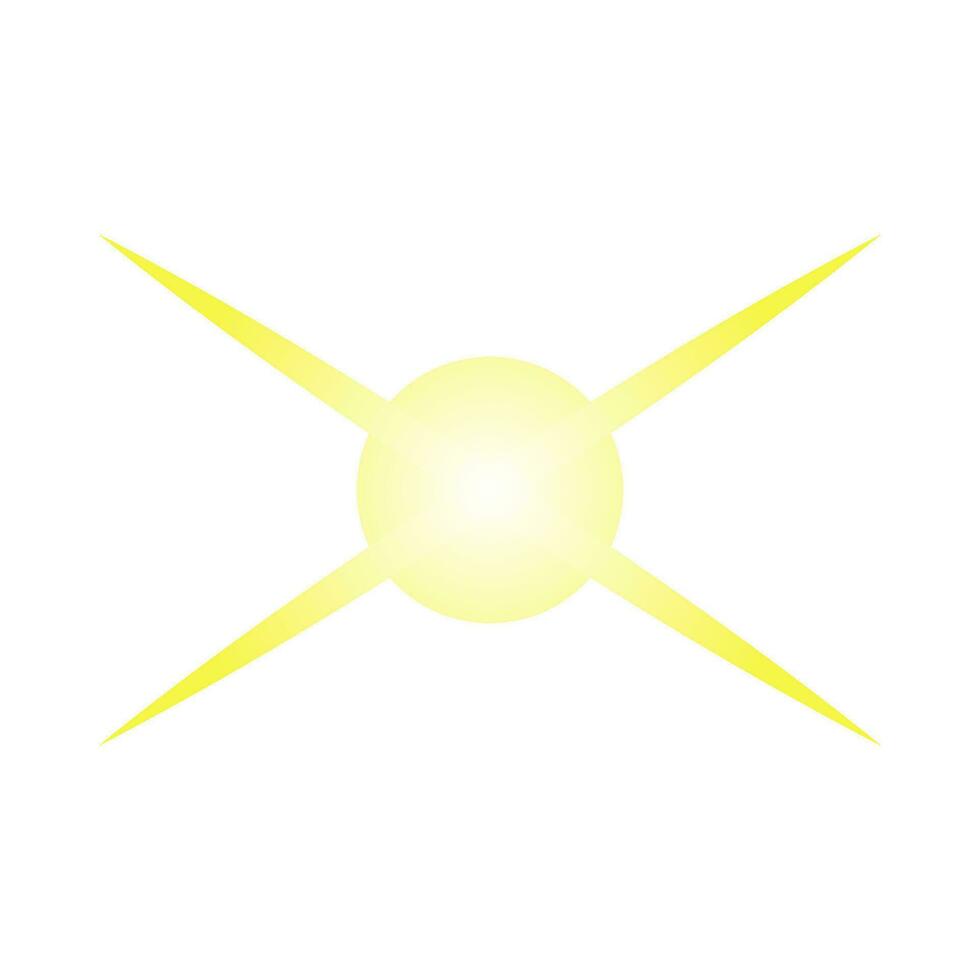 spot light yellow illustration vector