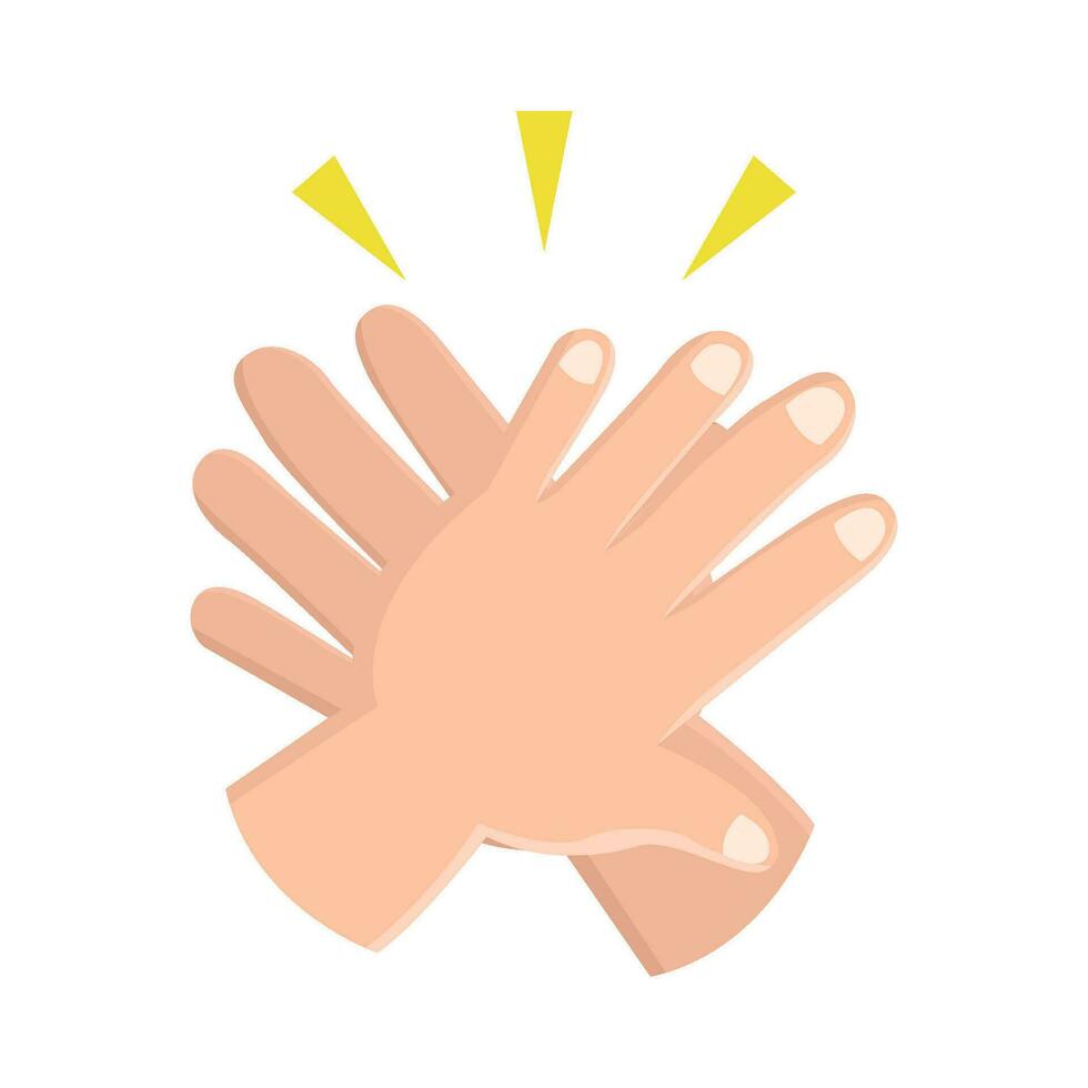 clap congratulation illustration vector