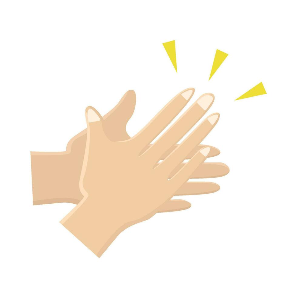 clap congratulation illustration vector