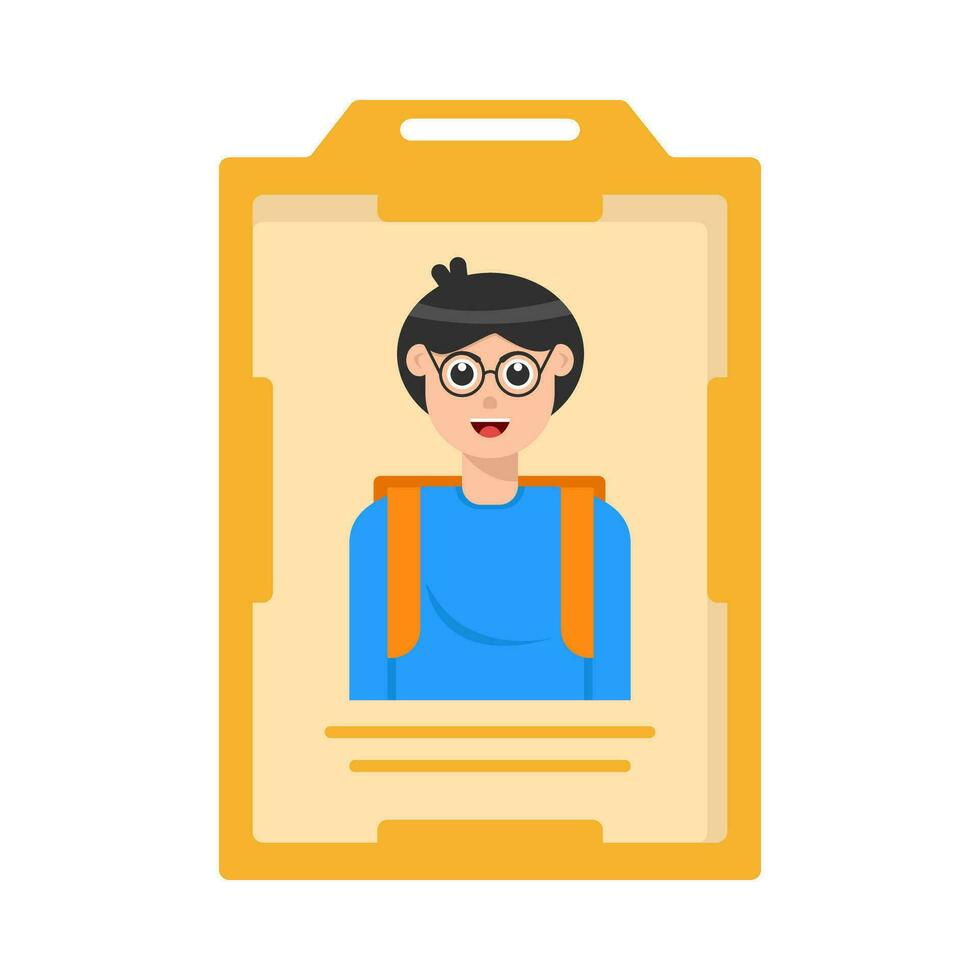 id card illustration vector