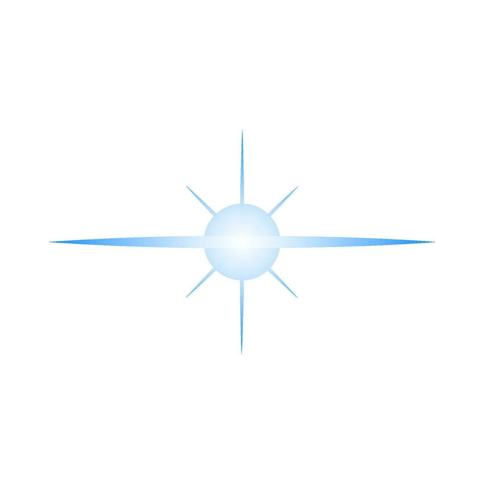 spot light lamp blue illustration vector