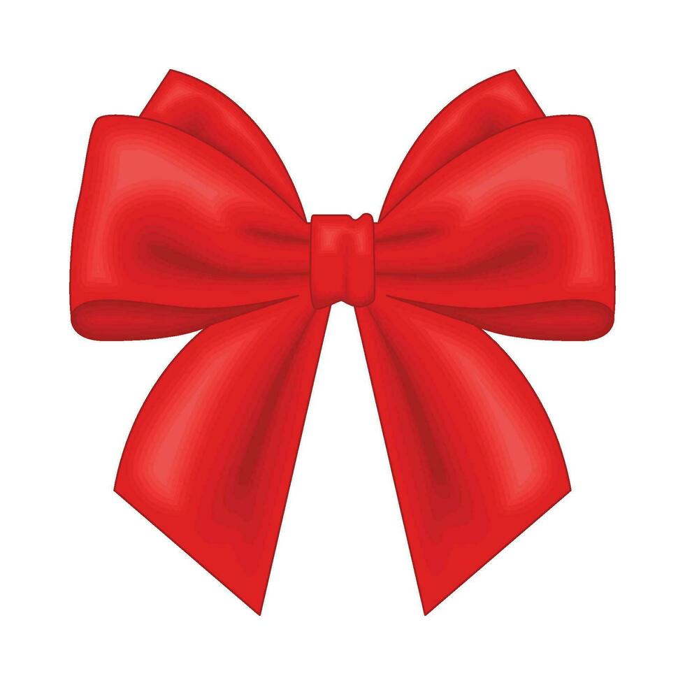 red ribbon illustration vector