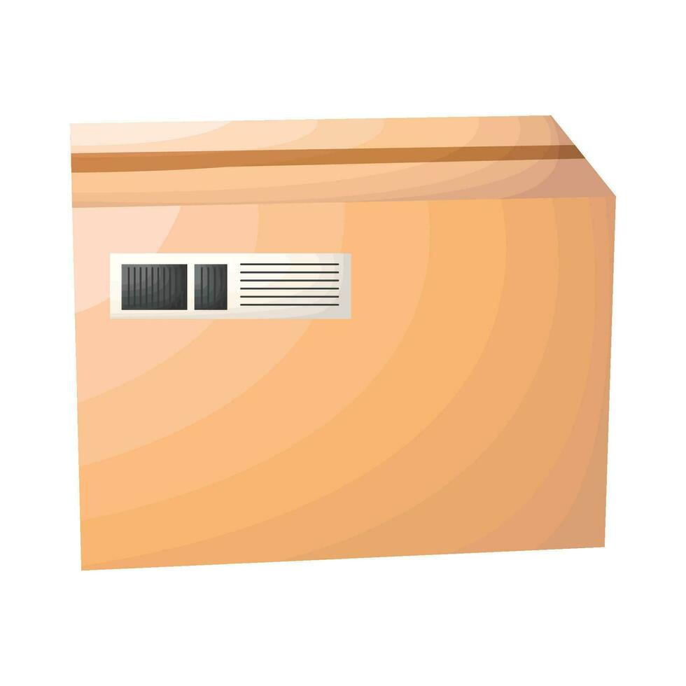 caja carga ilustración vector