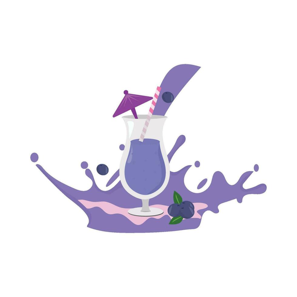 juice grape illustration vector