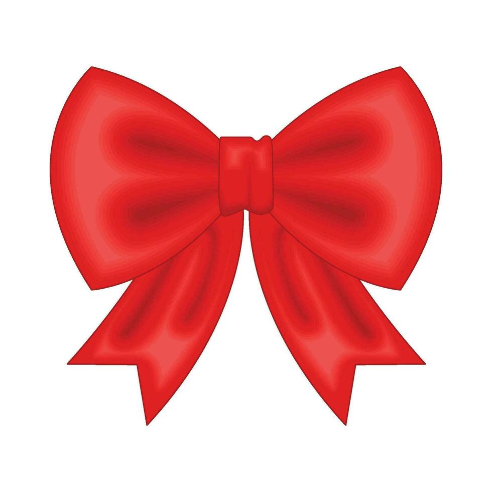 red ribbon illustration vector