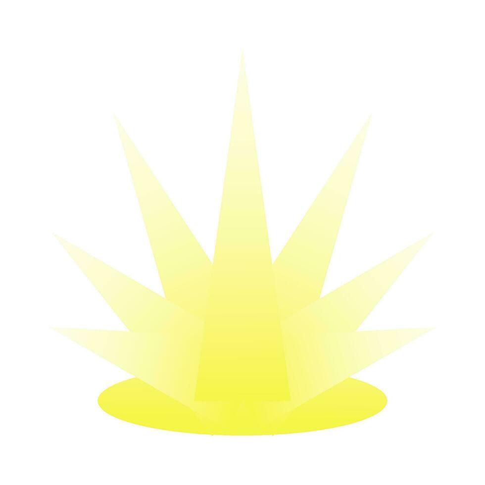 Mancha ligero amarillo ilustración vector