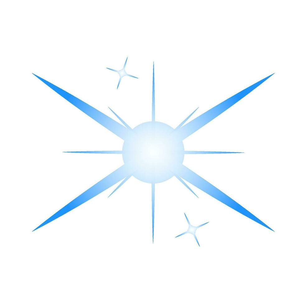 spot light blue illustration vector