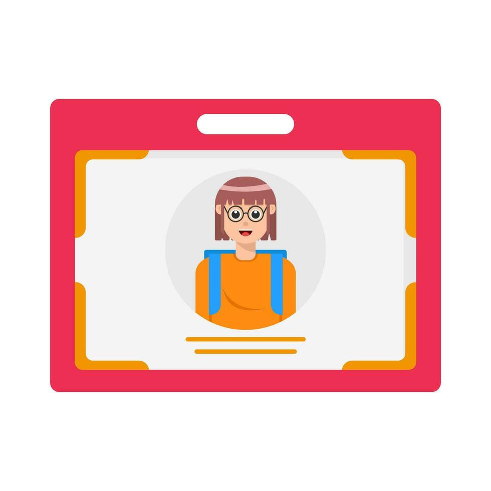 id card illustration vector