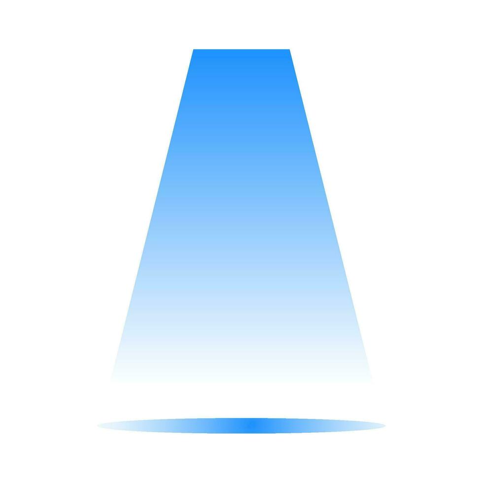 spot light lamp blue illustration vector